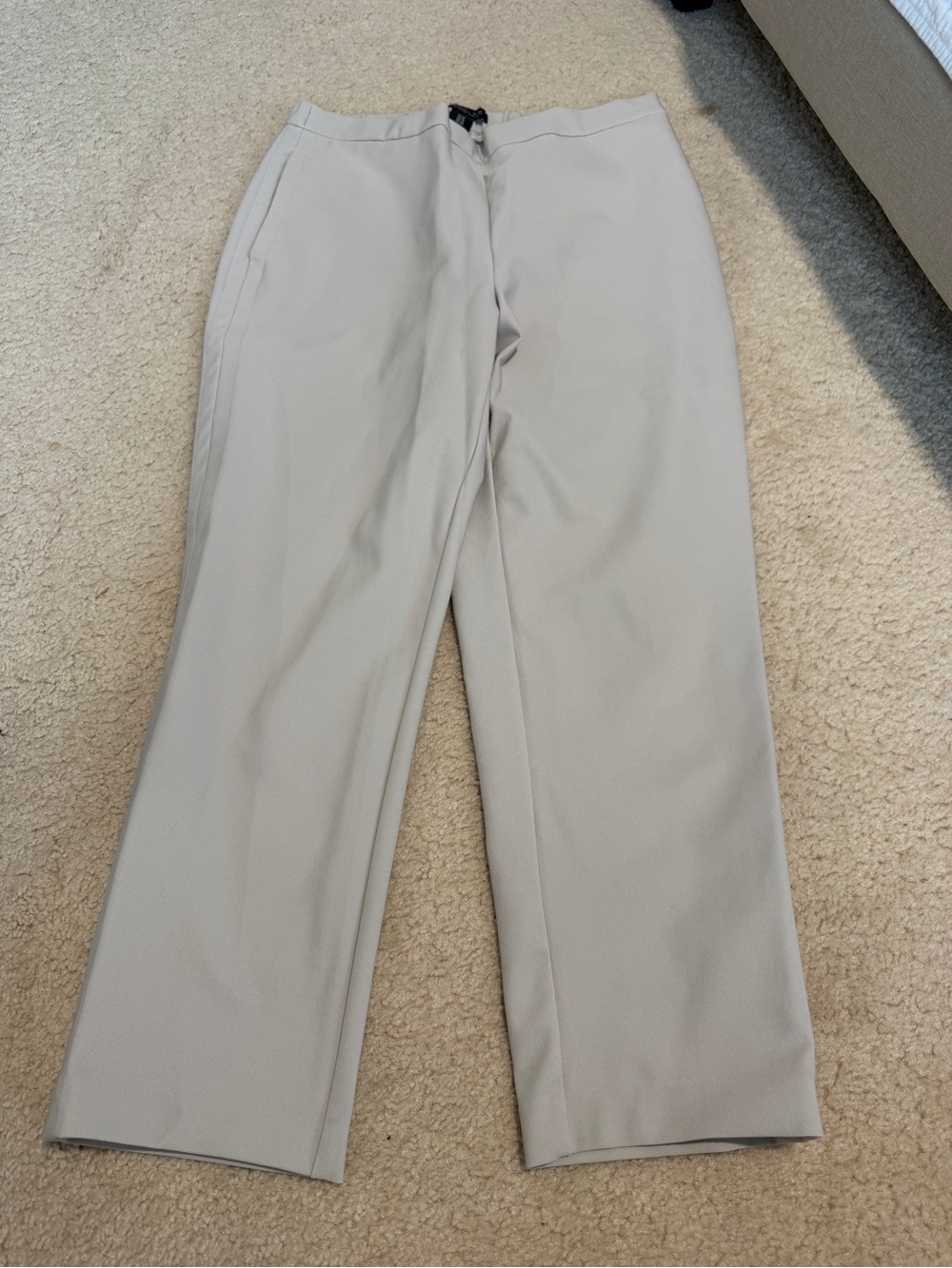 Rachel Zoe Women's Straight Leg Pants in Light Beige